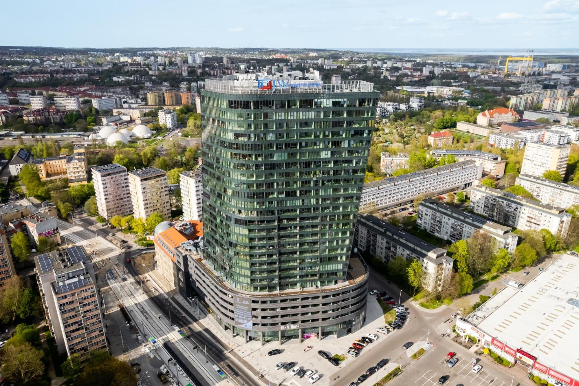 Hanza Tower Apartment No 628 - 6Th Floor, Balcony, Swimming Pool Szczecin Bagian luar foto