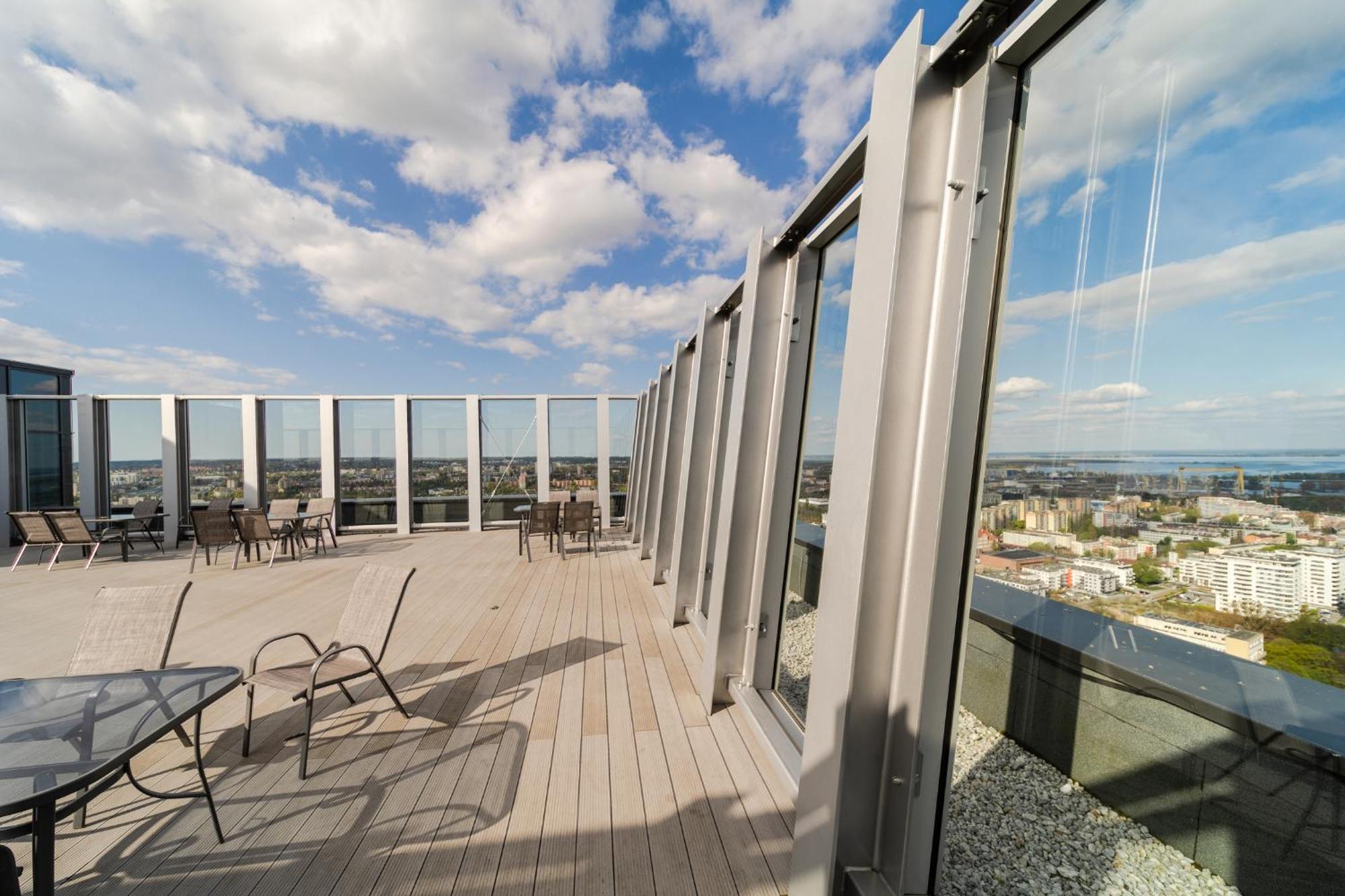 Hanza Tower Apartment No 628 - 6Th Floor, Balcony, Swimming Pool Szczecin Bagian luar foto