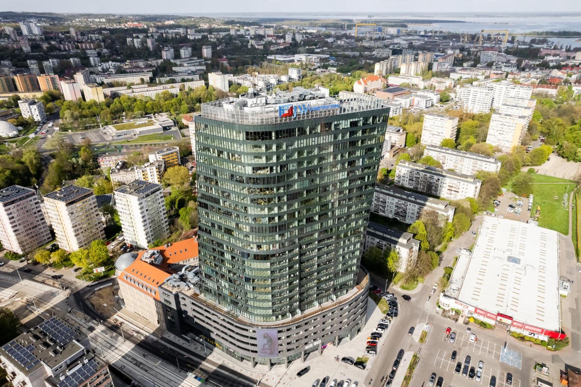 Hanza Tower Apartment No 628 - 6Th Floor, Balcony, Swimming Pool Szczecin Bagian luar foto